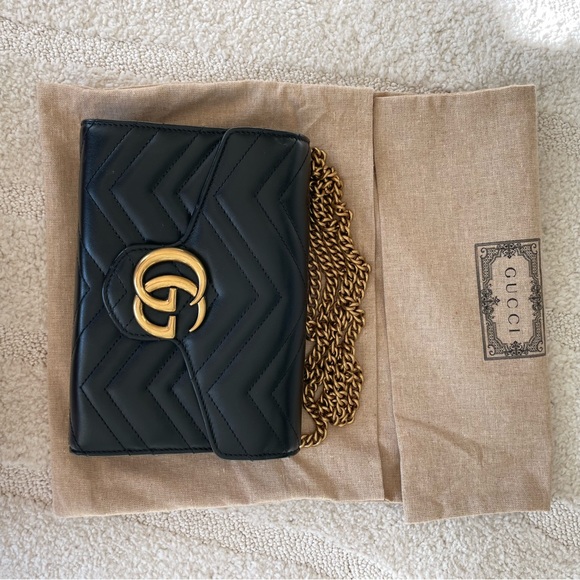 GG MARMONT MINI BAG - Wallet on Chain - Picture 5 of 5